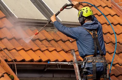 Démoussage et hydrofuge de toiture à Anché